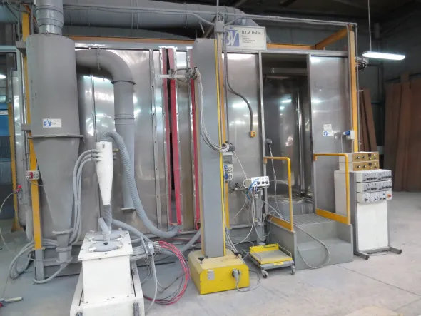 Forno di verniciatura a polveri epossidiche BIV Italia