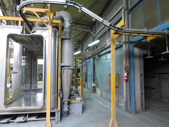 Forno di verniciatura a polveri epossidiche BIV Italia