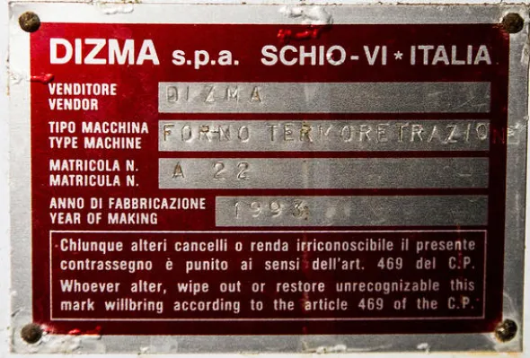 2#3086 Forno Dizma