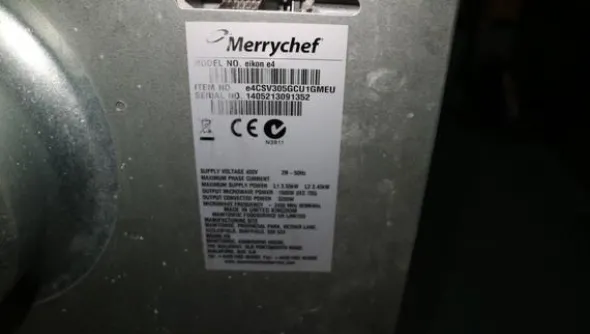 1#3349 Forno microonde ad aria pulsata Merrychef Eikon4