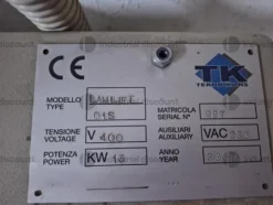1#9105 Forno per la laminazione Tekno Kilns