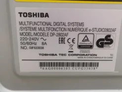 9#5293 Fotocopiatore P5035I Toshiba E-studio 2802AFNR
