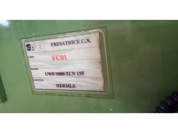 Fresatrice cnc universale Hermle UWF 1000
