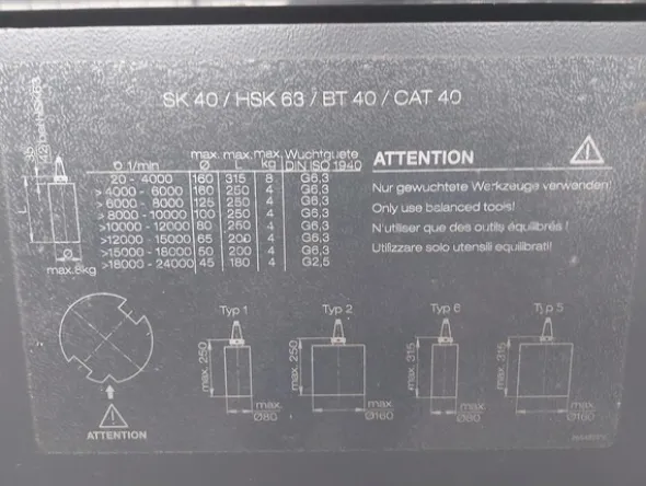 10#7923 Fresatrice CN DMG Mori Seiki DMU