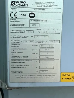 Frigorifero EUROCHILLER AXA EVO 195 e Scambiatore