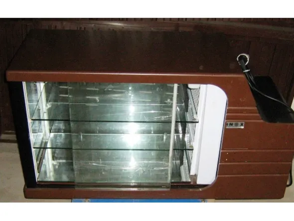 Frigo vetrinato illuminato INOX Forcar