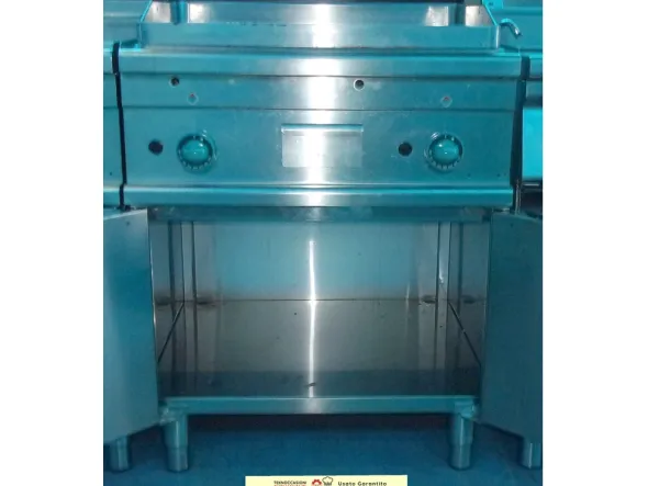 Fry top a gas liscio e rigato MBM Usato garantito