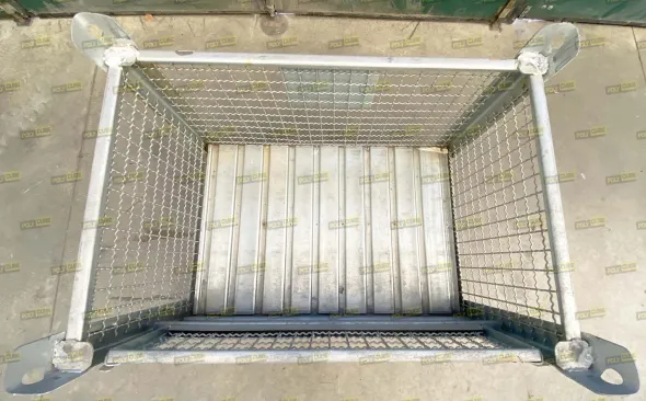 GABBIE O CESTE IN FERRO ZINCATE