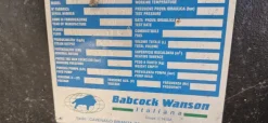 Generatore di vapore Babcock Wanson mod. Rec 13000