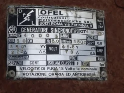 Generatore sincrono OFEL