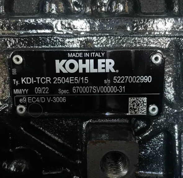 Generatore Stage V Kohler KDI2504T