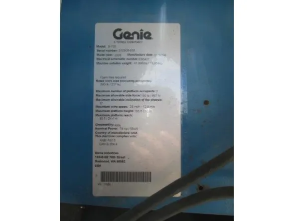 GENIE S-105 34m