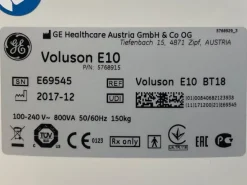 GE Voluson E10