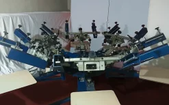 Giostra serigrafica sei stazioni M&R Sidewinder