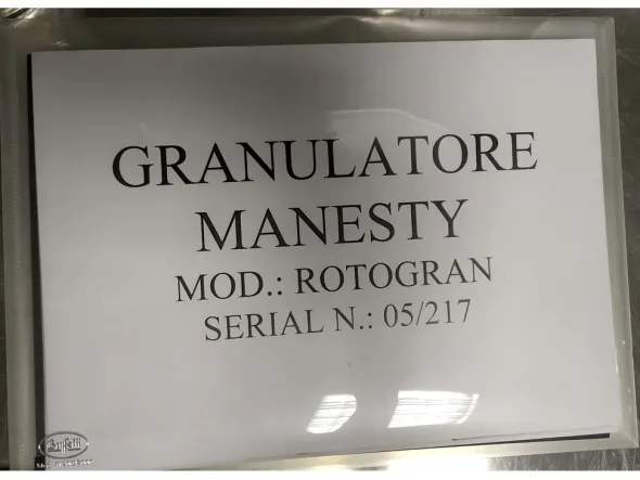 Granulatore granulator Manesty Rotogran