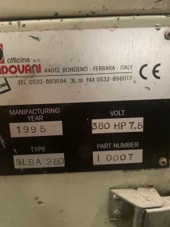 Granulatore Padovani 7,5 kw