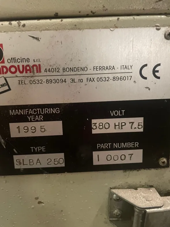 Granulatore Padovani 7,5 kw