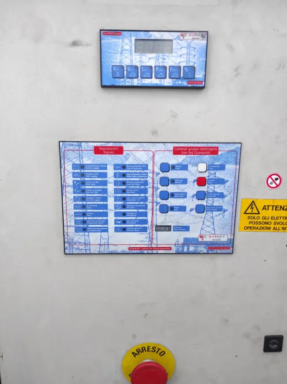GRUPPO ELETTROGENO DIESEL - MARGEN 110KWA SILENZIATO
