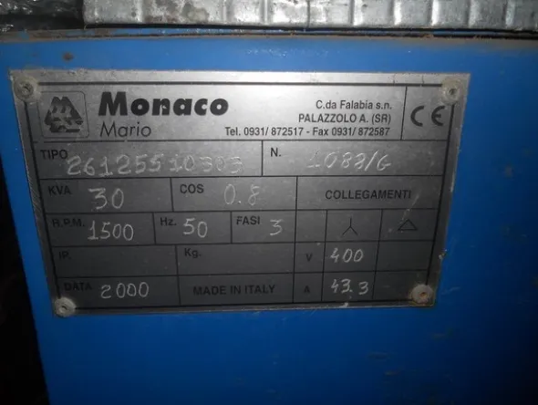 18#4962 Gruppo elettrogeno Monaco