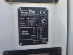gruppo elettrogeno tecnogen 150kw