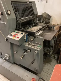 Heidelbergh GTO monocolore stampa offset