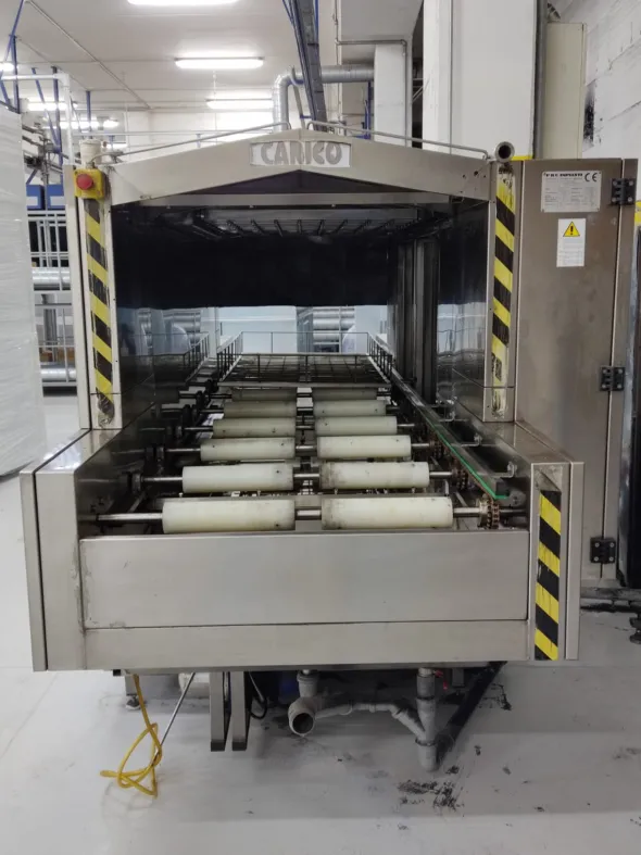 IMPIANTO A TUNNEL PER LAVAGGOI TUBI METALLICI