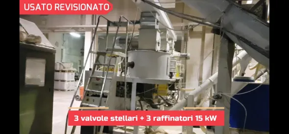 Impianto completo per produzione di pellet 1000 kg/ora