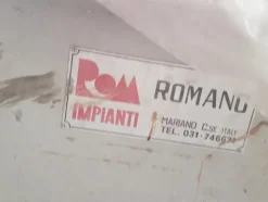 19#4410 Impianto di aspirazione e banco aspirante da verniciatura Romano Impianti