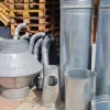 impianto di aspirazione industriale completo