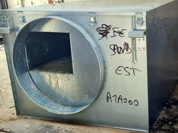 impianto di aspirazione industriale completo
