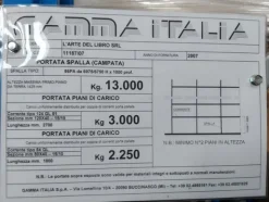 43#7341 Impianto di magazzino meccanizzato