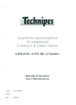 1#7566 Impianto di pesatura-insacco Technipes