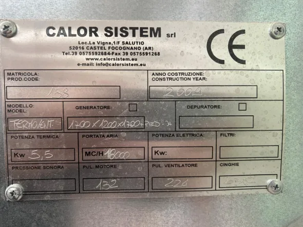 Impianto di verniciatura ed essiccazione Tecnoazzurra