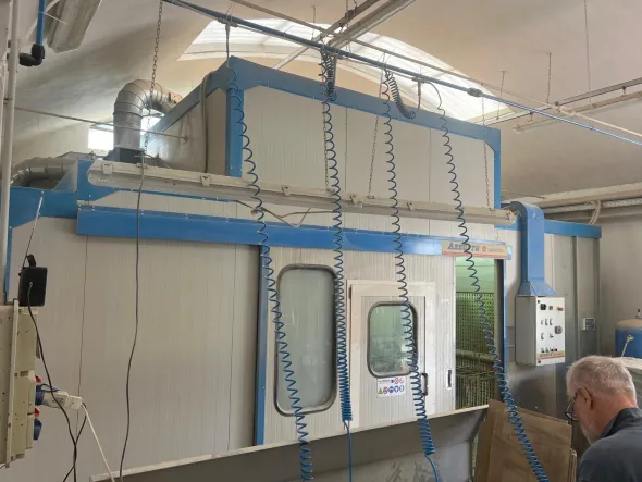 Impianto di verniciatura ed essiccazione Tecnoazzurra