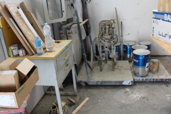 28#4410 Impianto di verniciatura Finiture e cabina di verniciatura