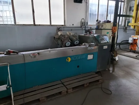 1#8033 Impianto galvanico per ramatura cilindri rotocalco