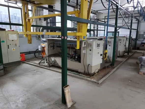 1#8033 Impianto galvanico per ramatura cilindri rotocalco