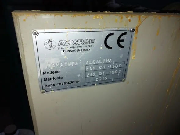 1#8033 Impianto galvanico per ramatura cilindri rotocalco