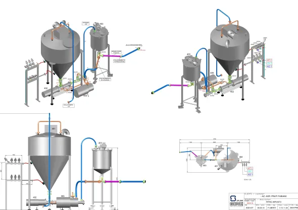 Impianto produzione yogurt