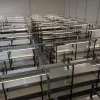 Impianto scaffalature metalliche con soppalco