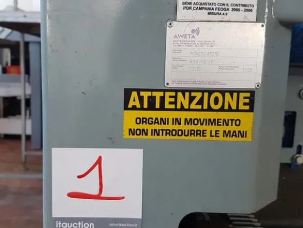 1#1963 Impianto smistamento Aweta per frutta rotonda