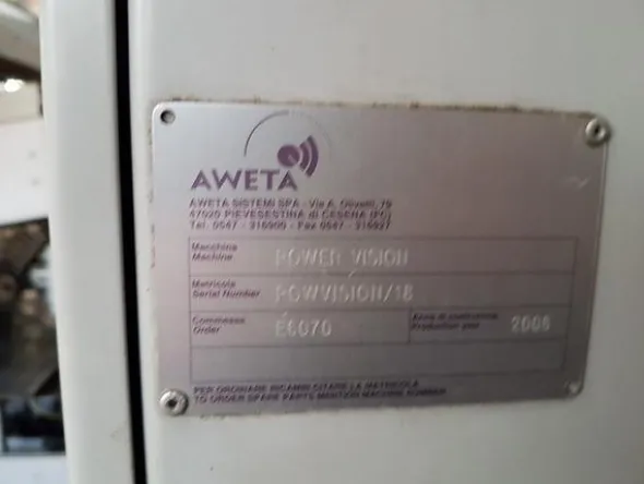 1#1963 Impianto smistamento Aweta per frutta rotonda