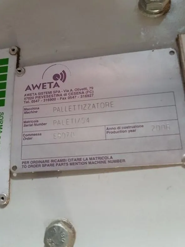 1#1963 Impianto smistamento Aweta per frutta rotonda