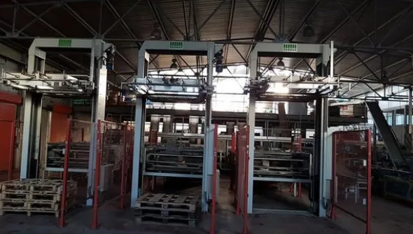1#1963 Impianto smistamento Aweta per frutta rotonda
