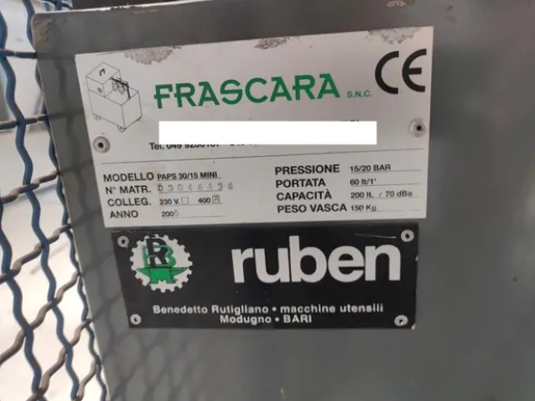 5#7511 Impianto verniciatura e forno verniciatura Metron
