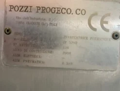 24#7751 Insaccatrice formatrice Pozzi Progeco