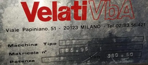 12#4068 Insaccatrice Velati