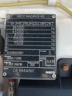 IVECO STRALIS 500 CASSONE CENTINA ALLA FRANCESE EURO 5