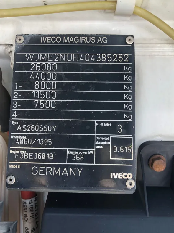 IVECO STRALIS 500 CASSONE CENTINA ALLA FRANCESE EURO 5