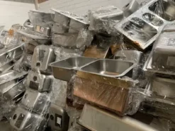 Lavandini nuovi in acciaio inox (SOLO PER ESPORTAZIONE)